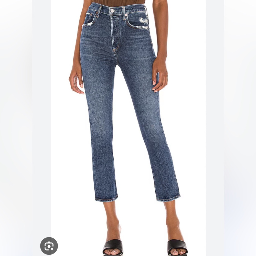 AGOLDE Riley Crop Pastime, Size 26